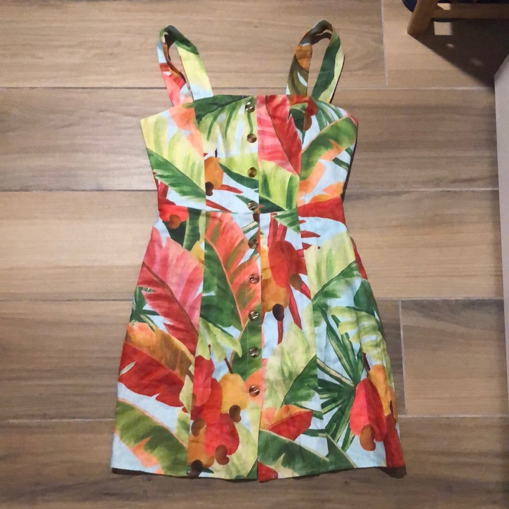 Farm Rio linen dress